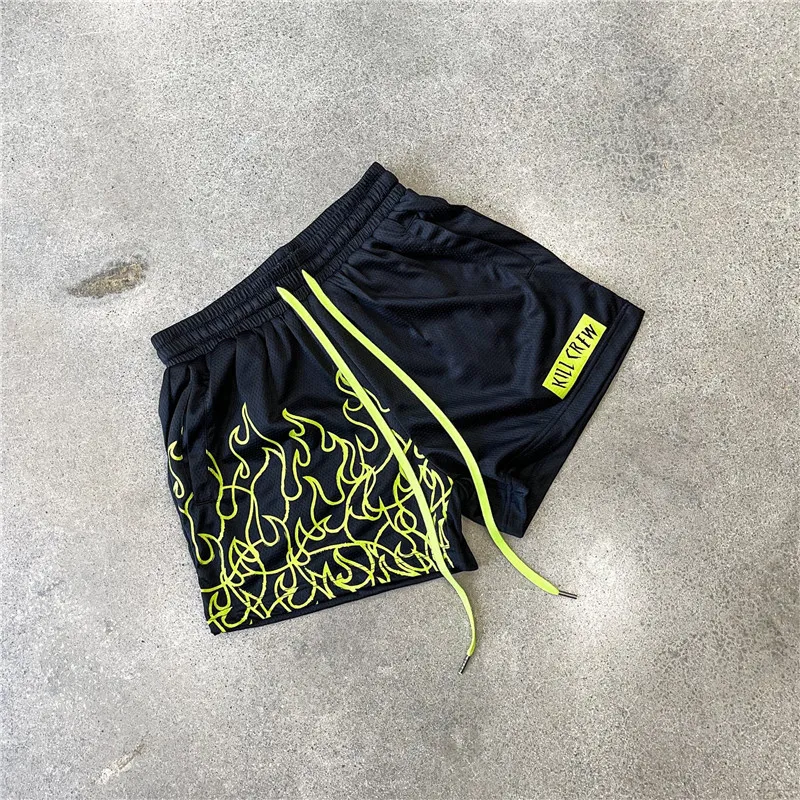 Successful Man Men's Basic Crewly Short Men Casual Mesh Breathable Basketball Running Quick-Drying Kill Crewliness_voghion.com