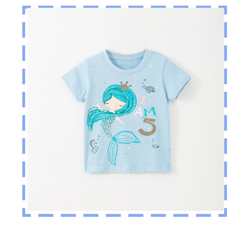 Malwee Clothing New Short Sleeve For Girls Summer European And American Brand Children's T-Shirt One Piece Dropshipping_voghion.com