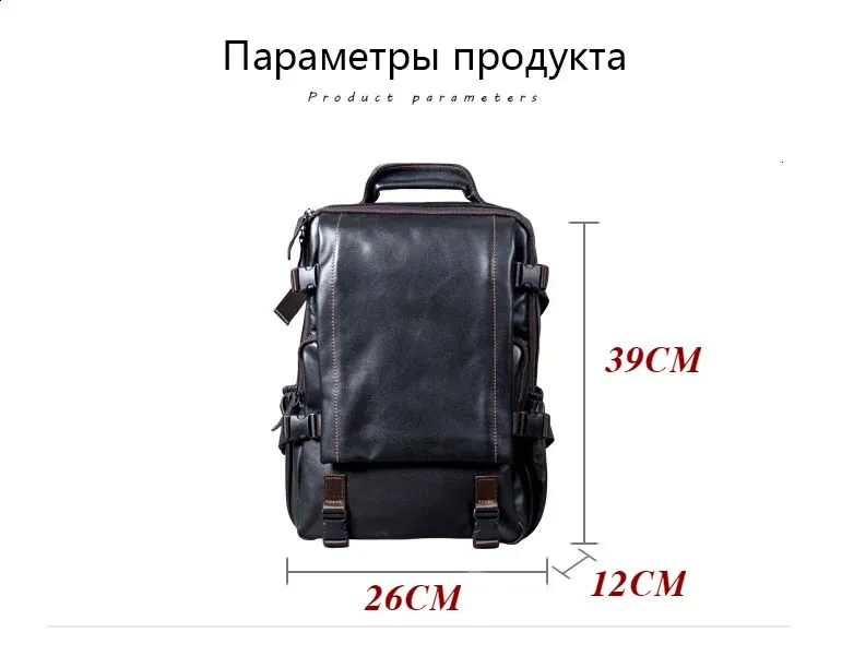 GAGACIA Zaino da uomo autentico fatto a mano in morbida pelle, borsa da viaggio per alpinismo, zaino in pelle bovina di alta qualità per laptop da 15 pollici_voghion.com