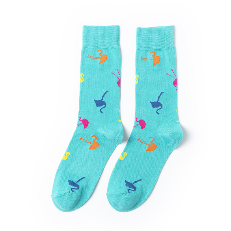 2025d All-Season Mid-Calf Women's Combed Cotton Personality Men's Socks Cartoon Trend_voghion.com