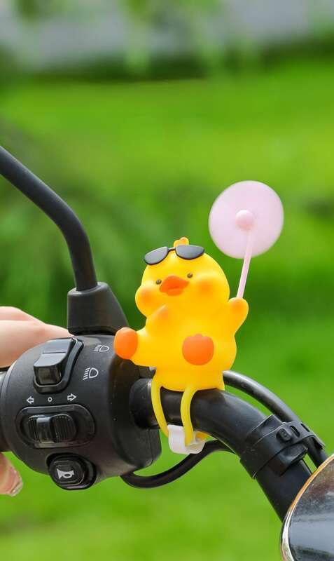 Electric Small Wind Cute Cartoon, Spinning Girl, Personalized Electric Scooter, Decorative Instrument Panel, Network,_voghion.com