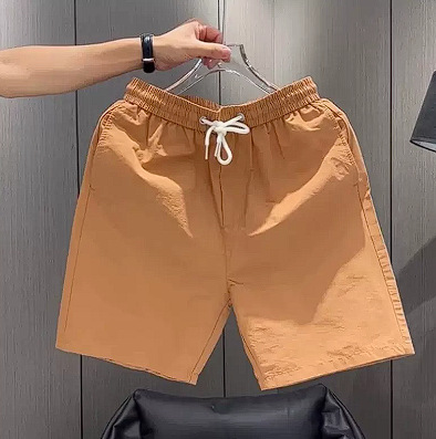 Herrenbekleidung Herren Sommer Dünne Shorts Vielseitige Mehrfarbige Einfarbige Lockere Mittellange Hose Einfaches Temperament Jugend Shorts_voghion.com