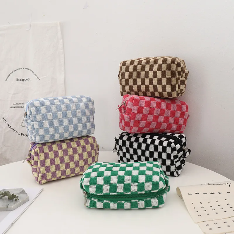 Trousse de maquillage de voyage portable et mignonne pour femmes, trousse de toilette pour filles en voyage_voghion.com