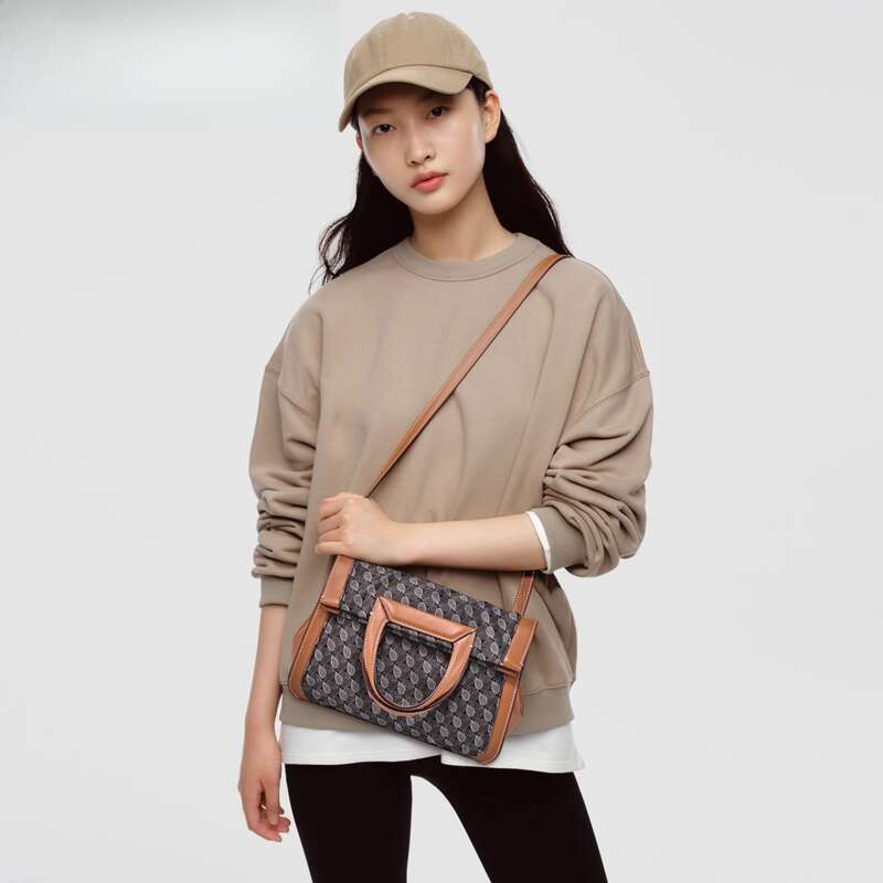 Borsa a tracolla grande capacità, borsa neutra da donna_voghion.com