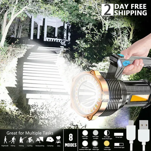 Superheller Led-handscheinwerfer Für Camping Und Outdoor-einsatz_voghion.com