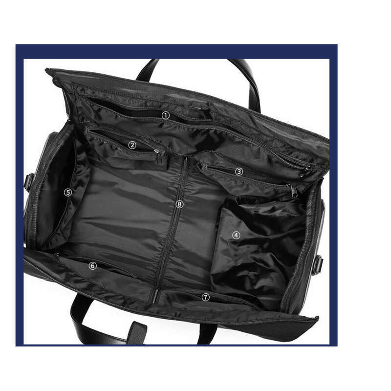 Herren Business Folding Short Trip Handheld Schulter Outdoor Wasserdicht Set Sporttasche_voghion.com