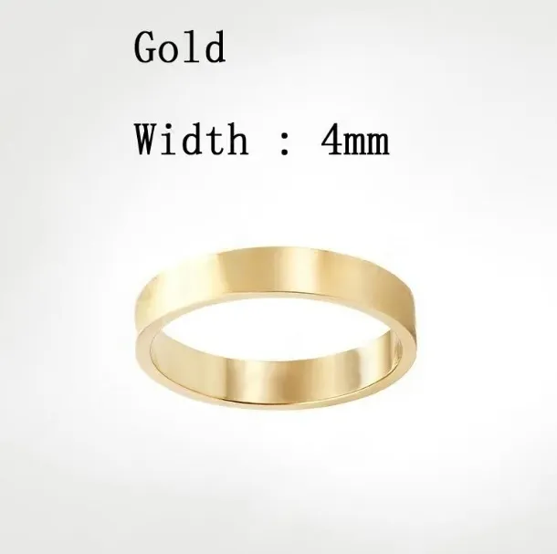 Klassieke gouden ring van titaniumstaal voor dames en heren_voghion.com
