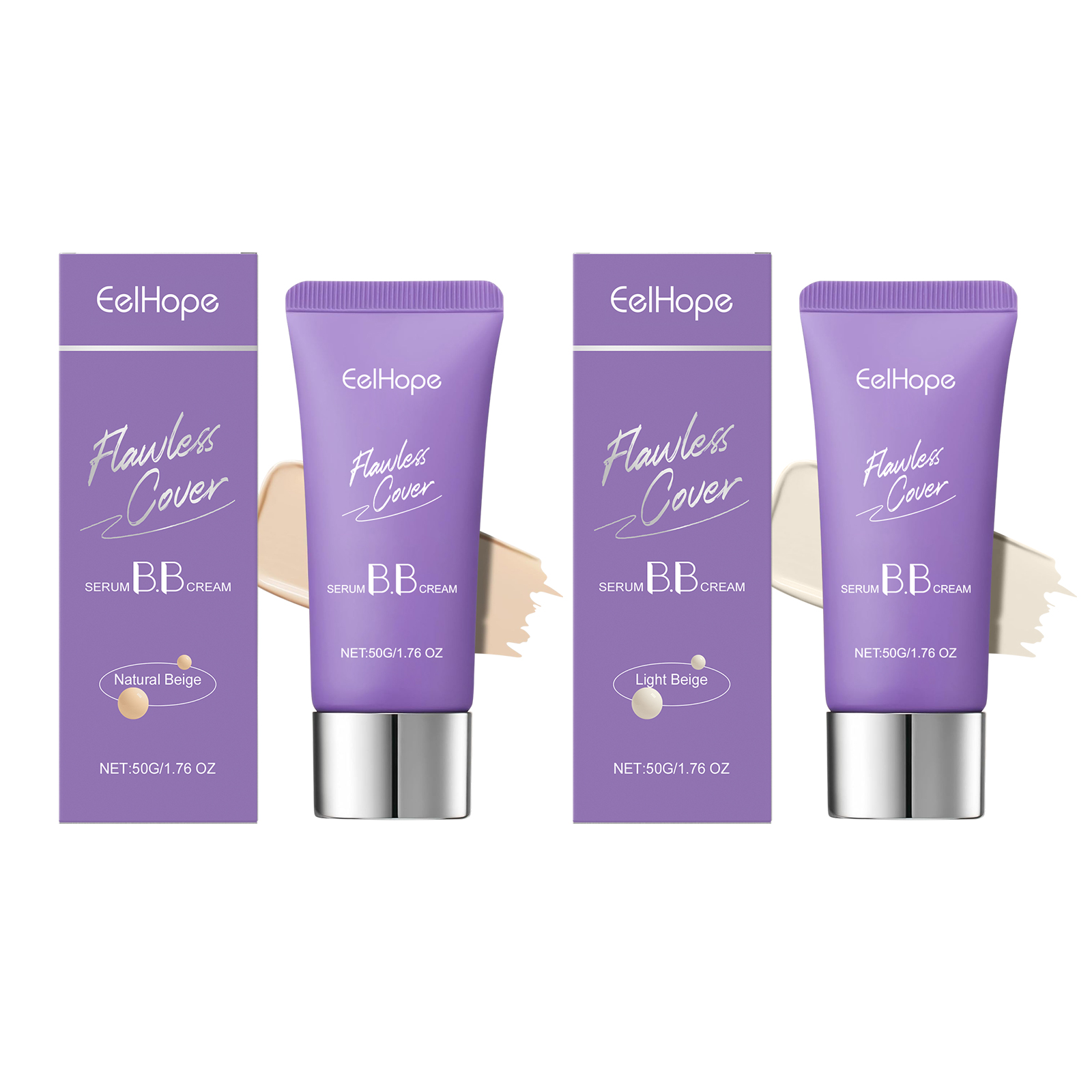 Eelhope Essential BB Cream, hydraterende en voedende concealer met langdurige oliecontrole, lichte, dagelijkse essentiële BB-crème_voghion.com