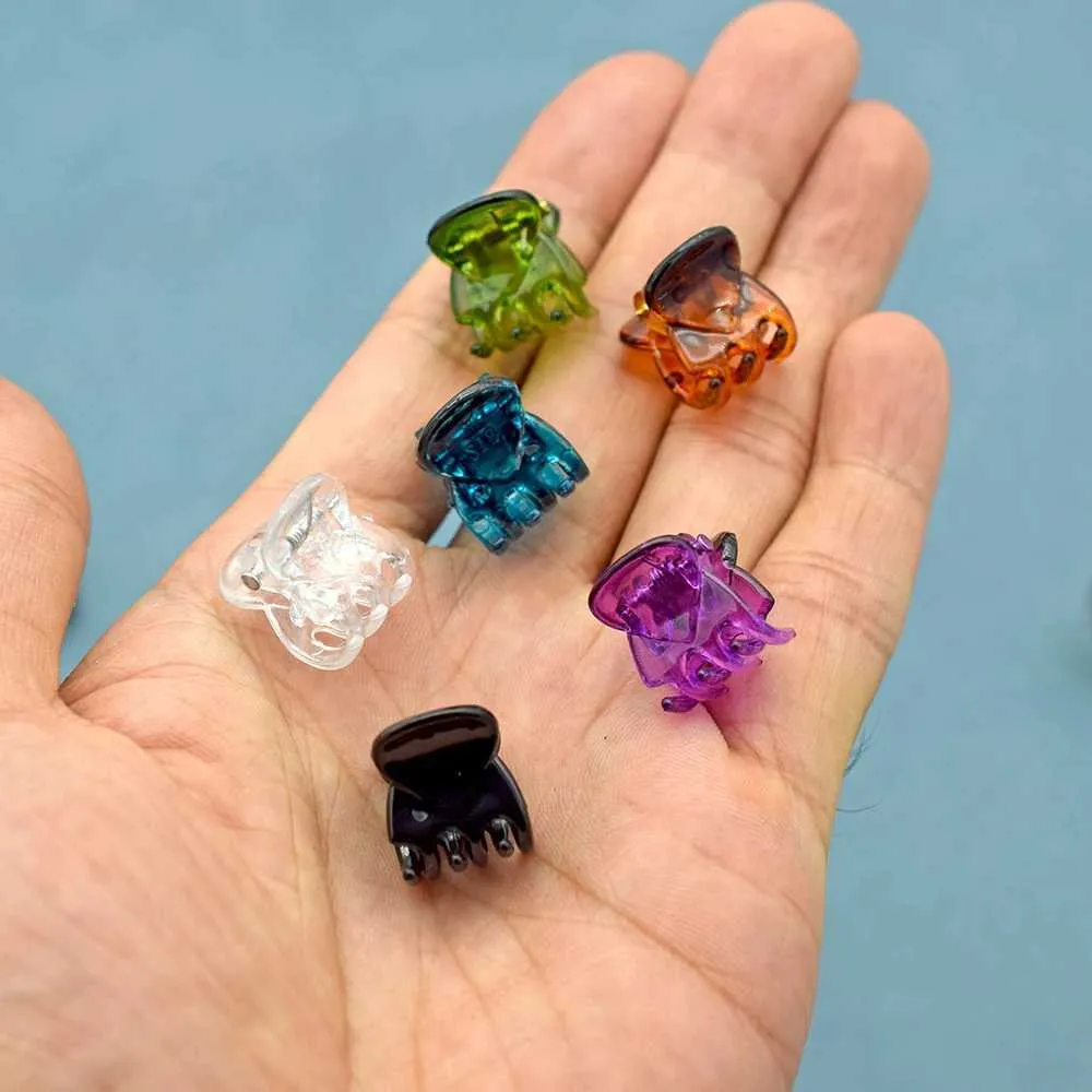 Hair Clips Barrettes 1.5cm 50pcs Womens Clip Accessories Fashion Plastic Mini Claw Headwear Gift_voghion.com