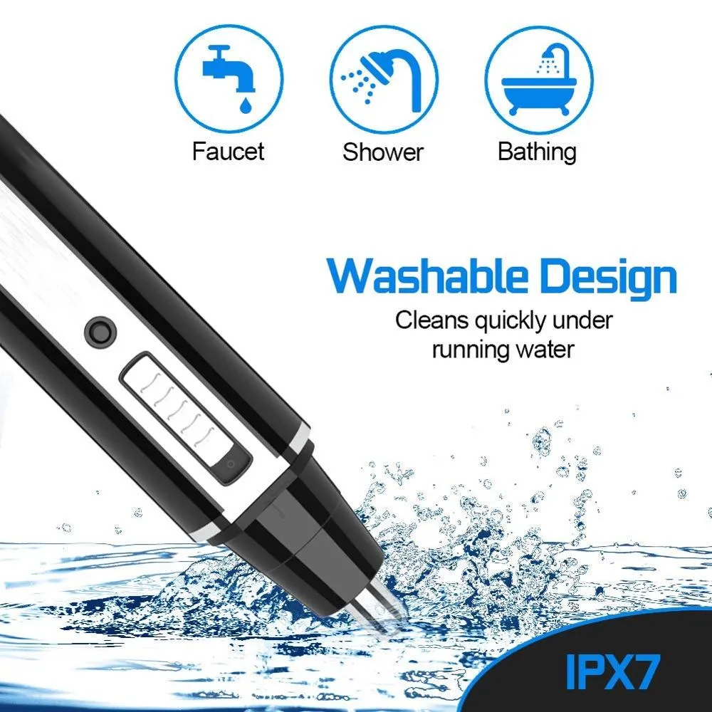 4-in-1 Rechargeable Trimmer For Men's Hair/beard/nose/ear Grooming_voghion.com