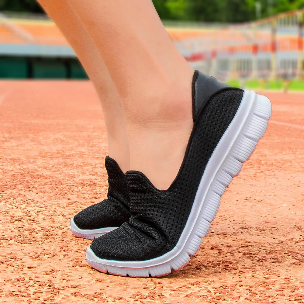 Lightweight 2021 Flat Sneakers New Women Breathable Loafers Quality Ladies Shoes Basket Femme Atillas Mujer Casualisd34_voghion.com