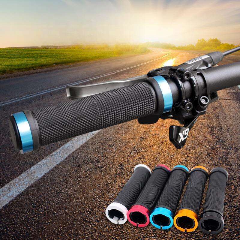 【 90% Positive Review Rate 】 Bicycle Mountain Bike Dead Fly Aluminum Alloy Lock Rubber Anti Slip Handlebar Cover Riding_voghion.com