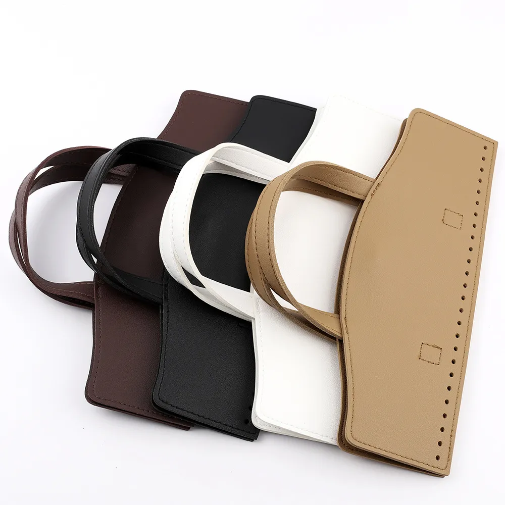 2 Stücke Abnehmbare PU Leder Griff Abdeckung Tasche Klappe Hochwertiges Ersatzzubehör Für DIY Handtasche_voghion.com