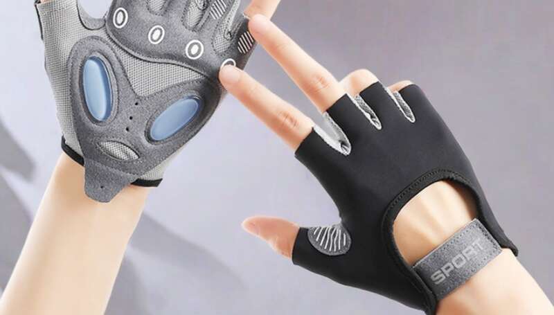 【 8030 People's Collection 】 Half Finger Fitness Gloves, Women's Summer Slip And Anti Cocoon Yoga Pilates Equipment,_voghion.com