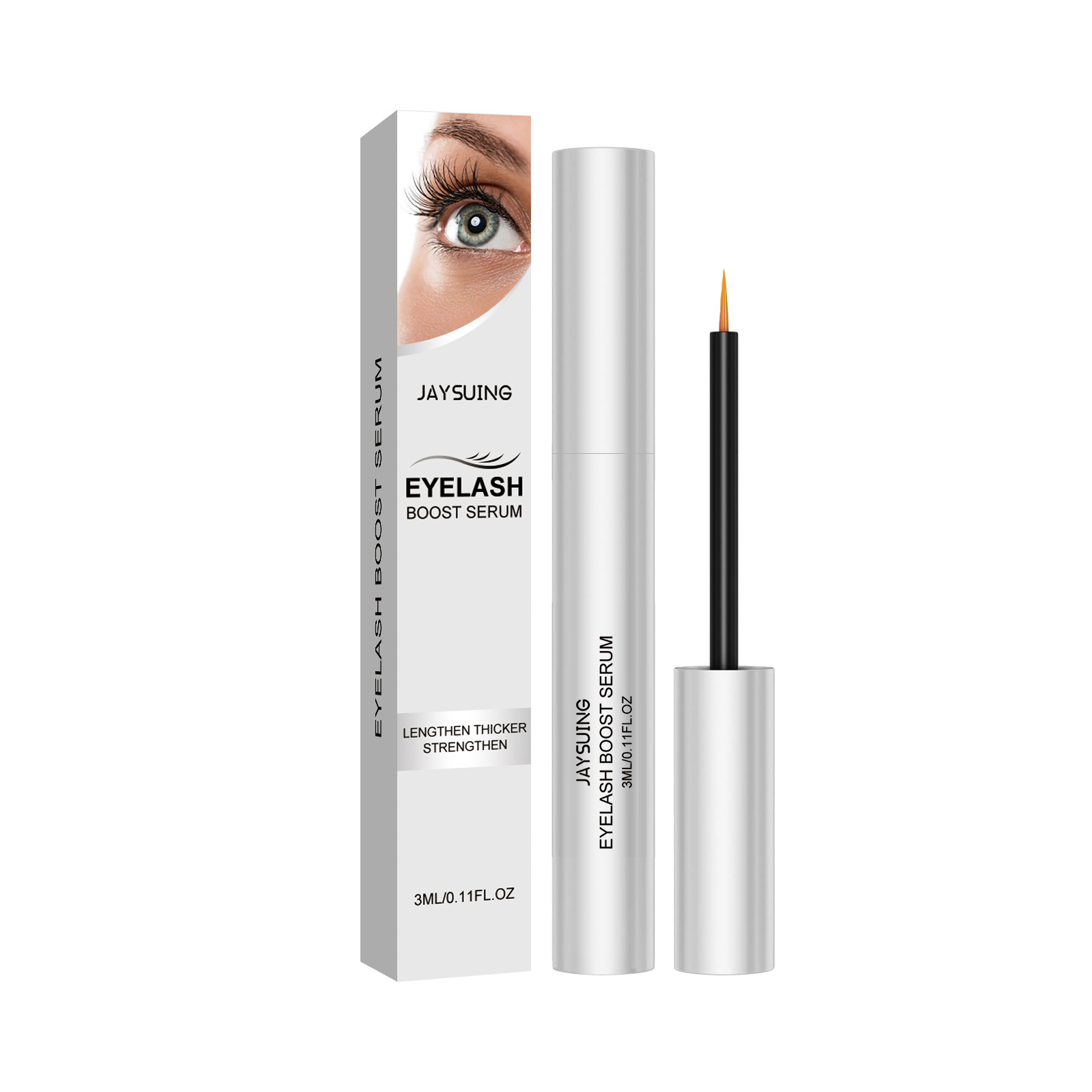 La soluzione di mascara Jaysuing è delicata, naturale, non sbiadisce, non si arriccia, non modella, è sottile, lunga, densa e bella_voghion.com