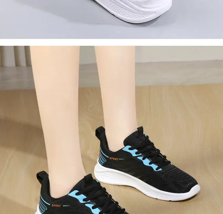 Chaussures de sport d'extérieur légères et polyvalentes, respirantes et confortables, en maille, décontractées et souples_voghion.com