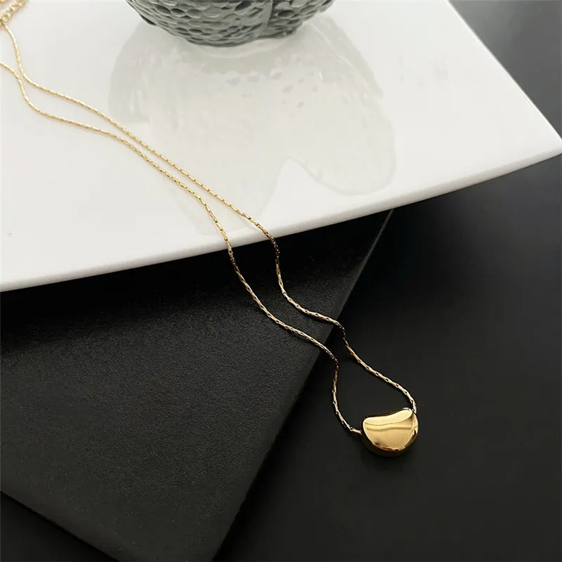 Minimalistische Halskette Mit Anhänger Für Damen Romantisch_voghion.com