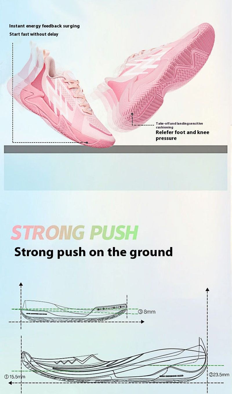 Hochwertige praktische stoßdämpfende Basketballschuhe, Männer Frauen, modische Outdoor-Anti-Rutsch und verschleißfest_voghion.com