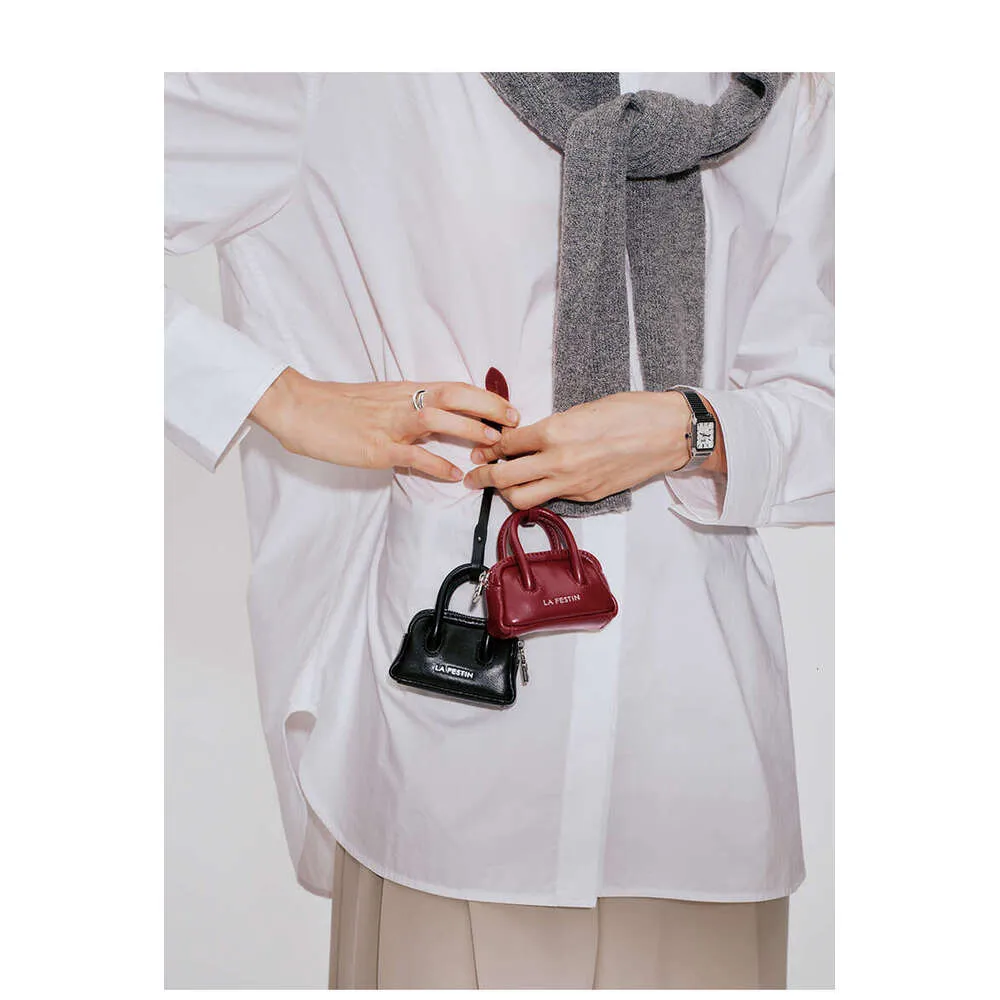 LA FESTIN Mini Auricolare Originale 2024 Nuovi Accessori Piccola Borsa Pendente in Pelle da Donna_voghion.com