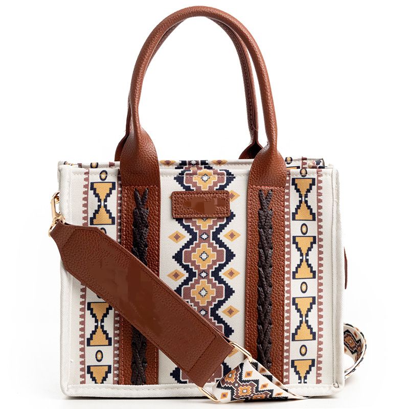 Western Geldbörse Damen Tragetasche Schultertasche Bohemian Aztec Handtasche_voghion.com