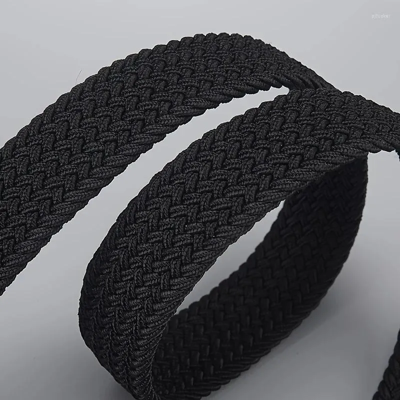 Belts Men's Belt Casual Woven Elastic Outdoor Sports Women's Climbing Work Jeans Suit Pants And Universal_voghion.com