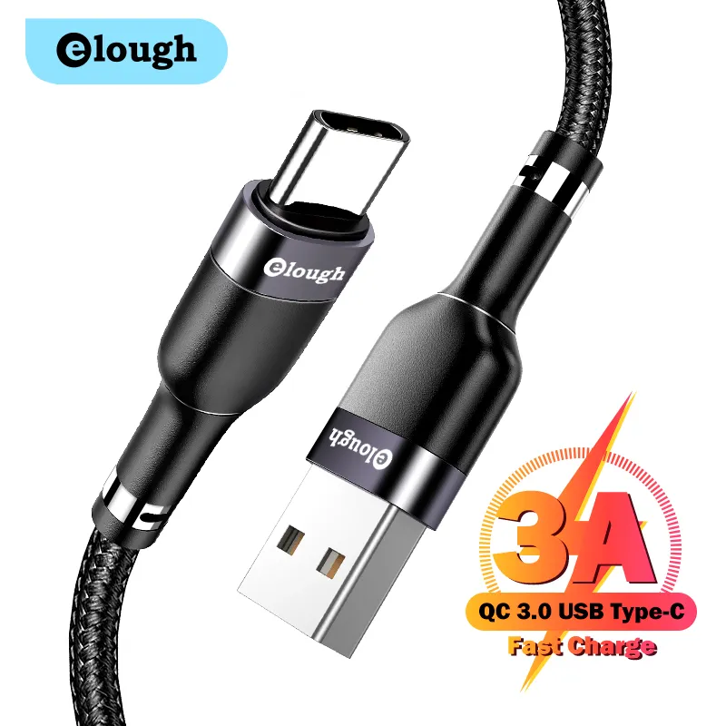 Cable tipo C de carga rápida para Xiaomi Redmi Realme Poco, cable micro USB tipo C._voghion.com