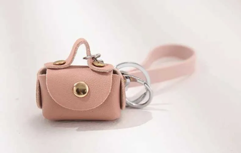 Süße Mini-Geldbörsen Mädchen kleine Kopfhörer-Box weiches Leder Haushälterin Schlüsselanhänger Brieftasche Beutel Frauen Taschen tragbar_voghion.com