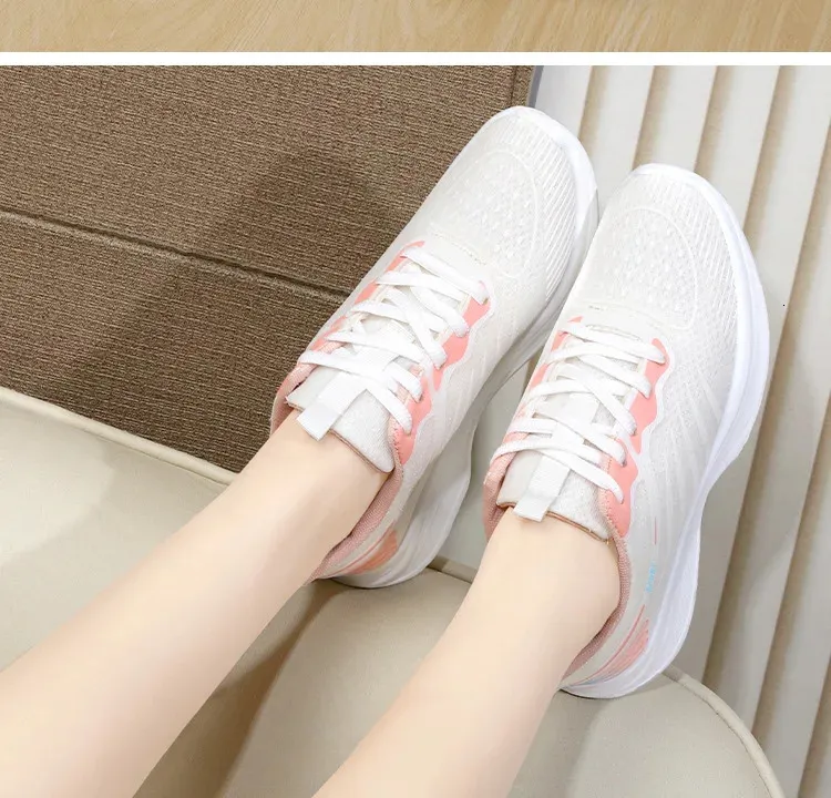 Chaussures de sport d'extérieur légères et polyvalentes, respirantes et confortables, en maille, décontractées et souples_voghion.com