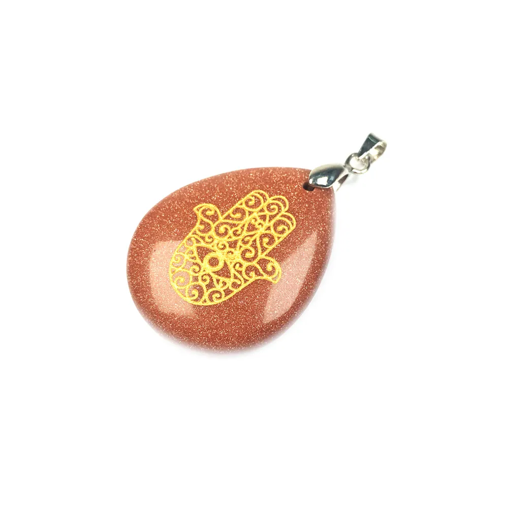 Collane con ciondolo in pietra naturale, cristallo, agate, ciondoli, amuleti Reiki, pendenti a forma di goccia d'acqua per la creazione di gioielli fai da te_voghion.com