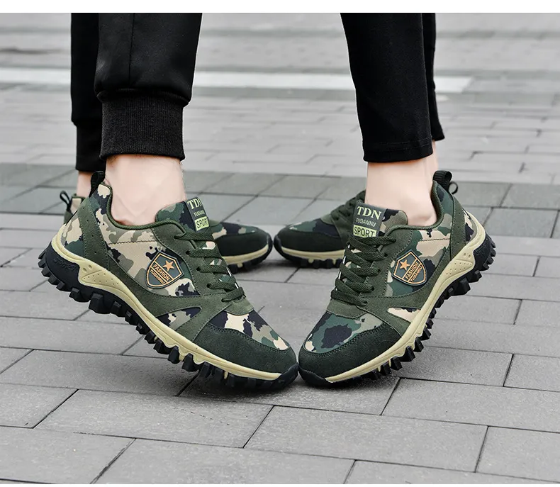 Camouflage Outdoor Running Training Shoes For Couple Athletic Wear_voghion.com