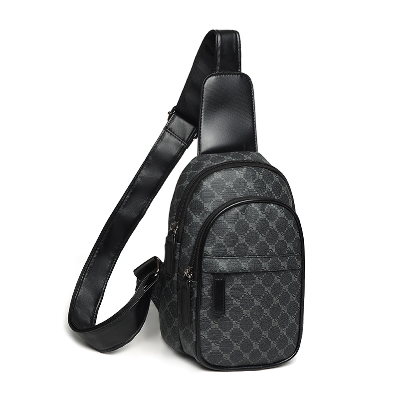 Crossbody Bag Men’s High-end Satchel Shoulder Bag Casual Breast Bag Men’s Multi-functional Men’s Going Out Portable Bag