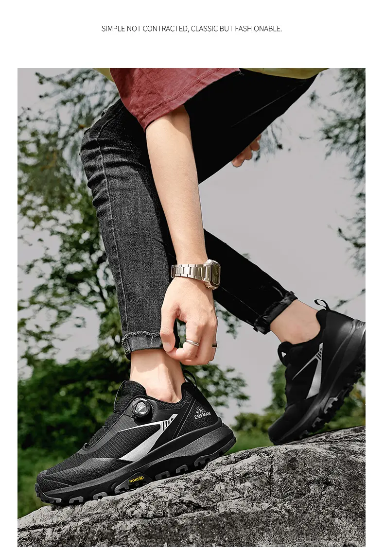 2025 Neue Herrenmode Vielseitige Freizeitschuhe, Wasserabweisende Outdoor-Wanderschuhe, Leichte Und Bequeme Wanderschuhe_voghion.com