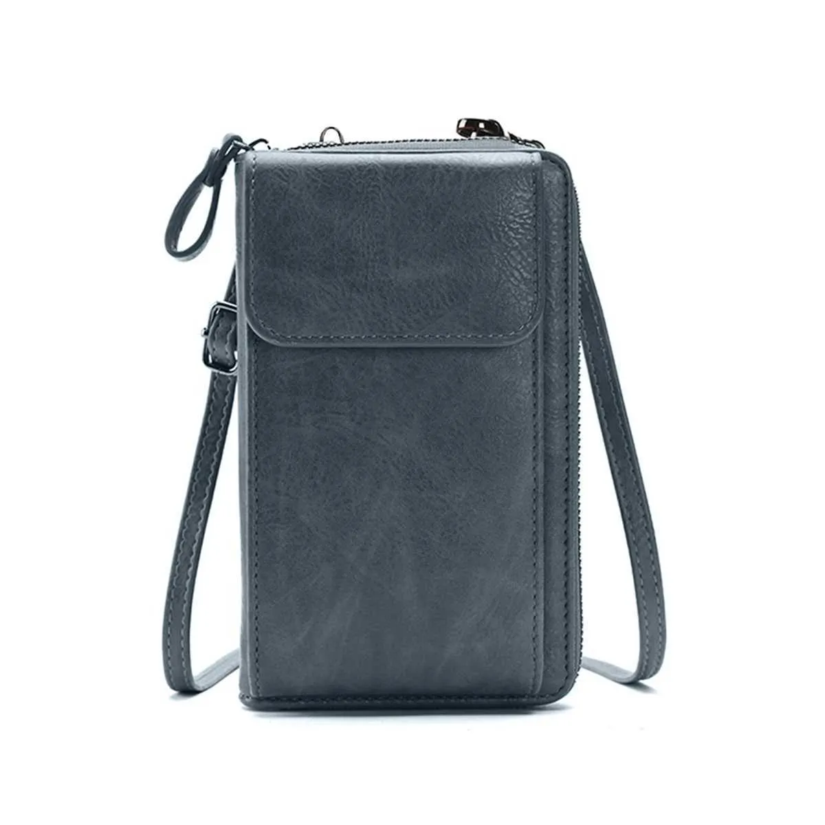 Mobile Phone Crossbody Bag Women's Soft Leather Shoulder Bag_voghion.com