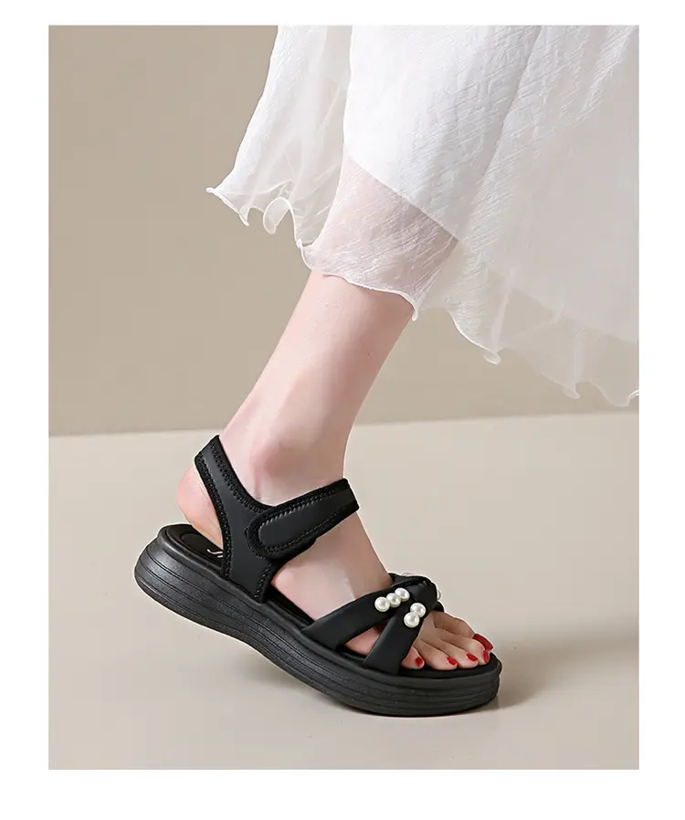 Women's Flat Sandals Breathable Comfortable Beach Casual Footwear_voghion.com