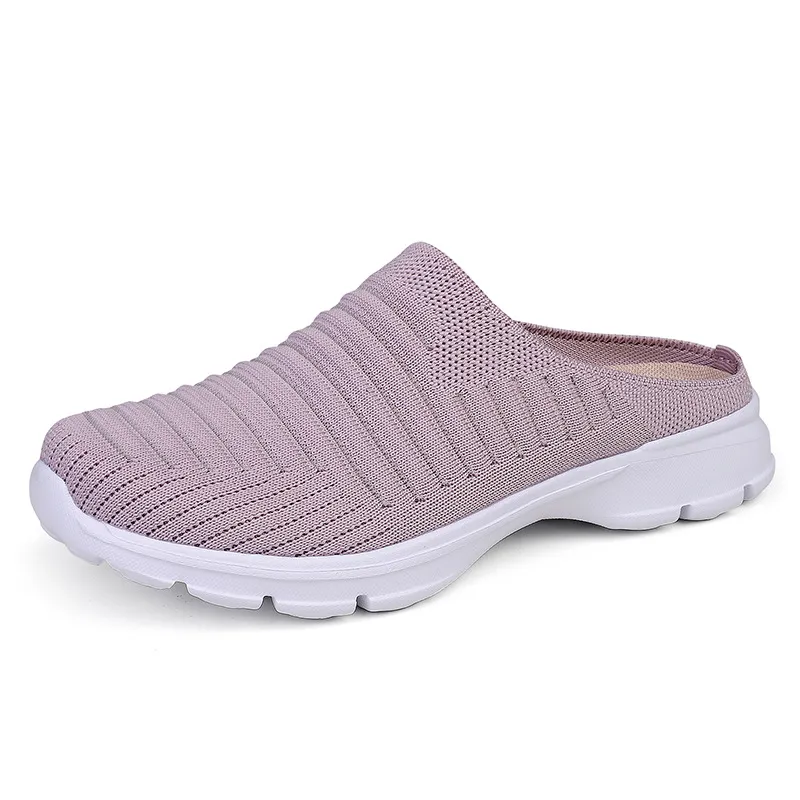 Breathable Mesh Slip-on Shoes For Men Lightweight Walking Trainers_voghion.com