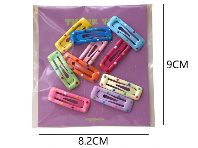 Confezione da 10 pezzi di fermagli colorati a forma di stella, graziosi fermagli per capelli in metallo per bambine e donne 22509_voghion.com