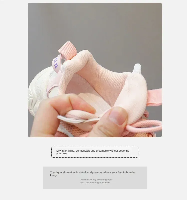 Uued 2024. aasta suvised beebispordijalatsid, mis sobivad poistele ja tüdrukutele, hingavad võrgust vabaaja laste libisemiskindlad esimese sammu jalatsid._voghion.com