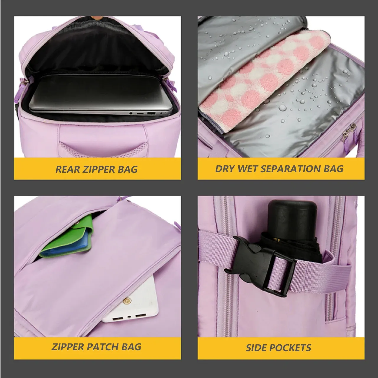 16,93-Zoll-Reiserucksack aus wasserdichtem Outdoor-Sport, Freizeittasche für Schüler und Studenten 241028_voghion.com