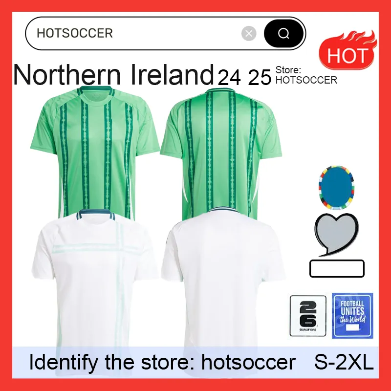 Northern Ireland 2024 Euro Cup Soccer Jersey New 2025 National Team 24 25 Football Shirt Men Kids Kit Set Home Green_voghion.com