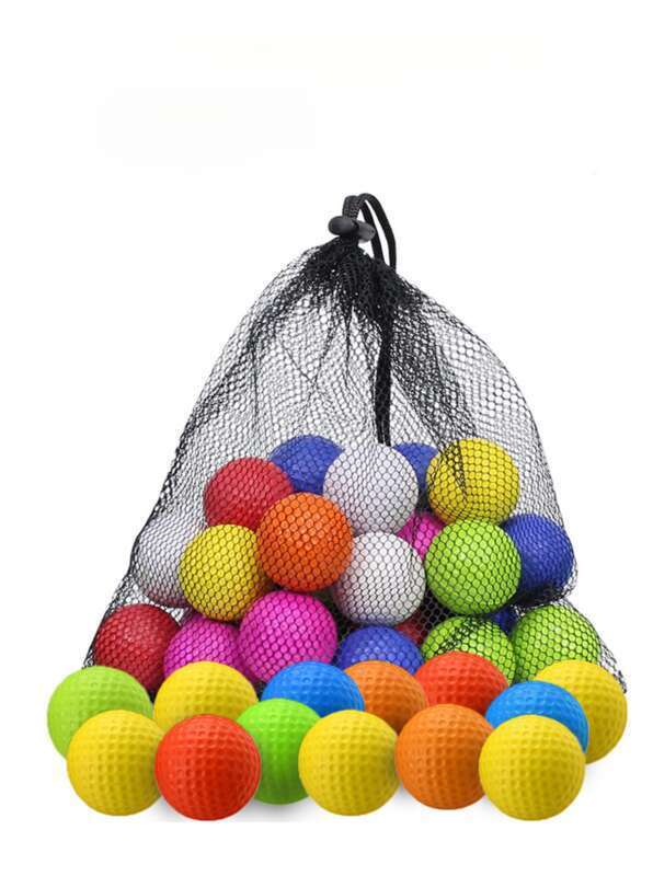 4,2 cm-es PU beltéri gyakorló edzőszín puha golflabda_voghion.com