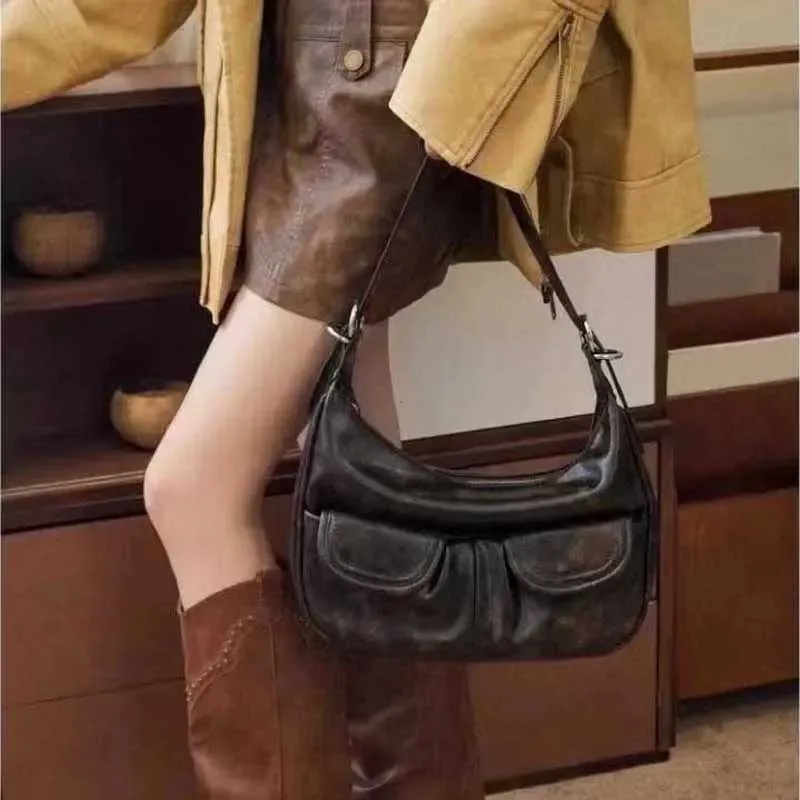Vintage Kaffee Schulter Frauen Retro Neue Herbst Tasche Chic Casual Unterarm Tasche Weibliche Heiße Mädchen Y2k Handtasche Bolsa_voghion.com