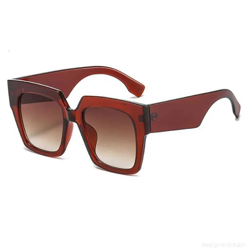 Designer Sonnenbrille Für Damen Vintage Schwarz Oversized Mode_voghion.com