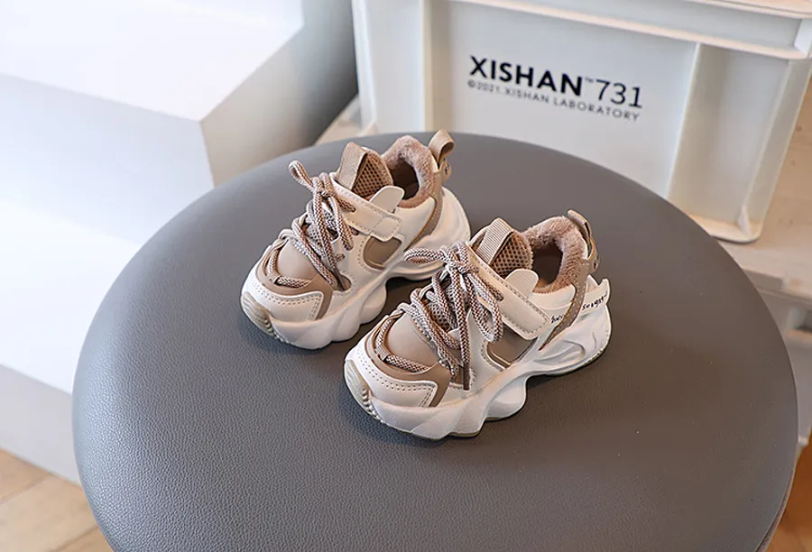 Baby Toddler Winter For Boys Girls Warm Little Kids Enfant Casual Sneakers Non-slip Happysteps Children Sport Shoes_desvips.com