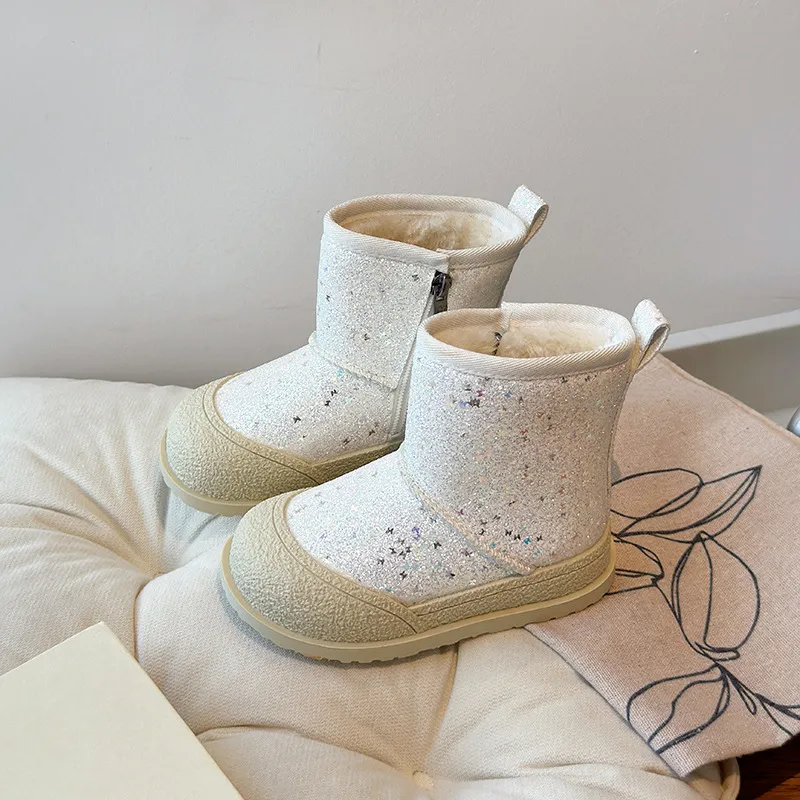 Warme kinder snowboots voor de winter mode jongens en meisjes_voghion.com