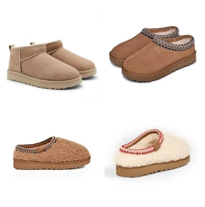 Mann Damen Ultra Mini Tasman Zöpfe Maxi Curly Hausschuhe gemütliche Schaffell Schneestiefel Winter warme Stiefel schönes Geschenk_voghion.com