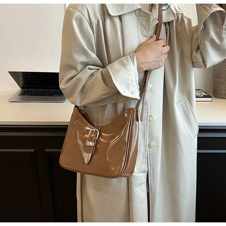 Elegante borsa da donna in PU, morbida pelle, casual, da viaggio, da donna, versatile, con tracolla, grande capacità_voghion.com