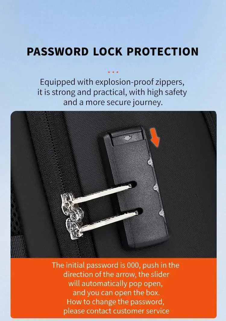 Waterproof Anti-theft Men's Business Backpack With Usb Charging_voghion.com