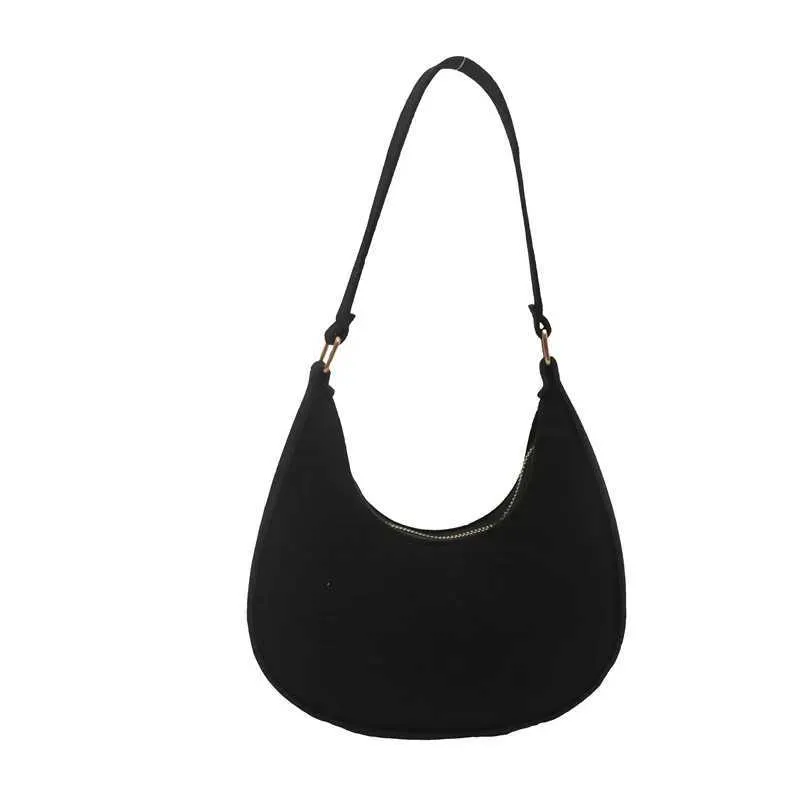 Sac à main à bandoulière décontracté pour femme, modèle sous les aisselles, mode coréenne, sac à main d'hiver léger C241106_voghion.com