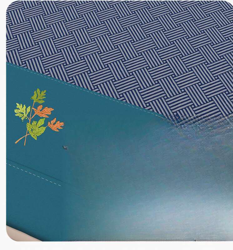 Sommargråbo Ice Silk Cool tredelat set, maskintvättbart och tvättbart, studentboende enkel rottingmatta, andningsbar_voghion.com