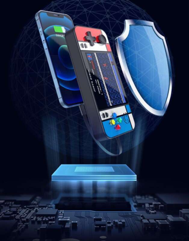 New Handheld Game Console With Controllers Large Screens, Featuring 500 Classic Games And A Portable 2-in-1 Dual Player_voghion.com